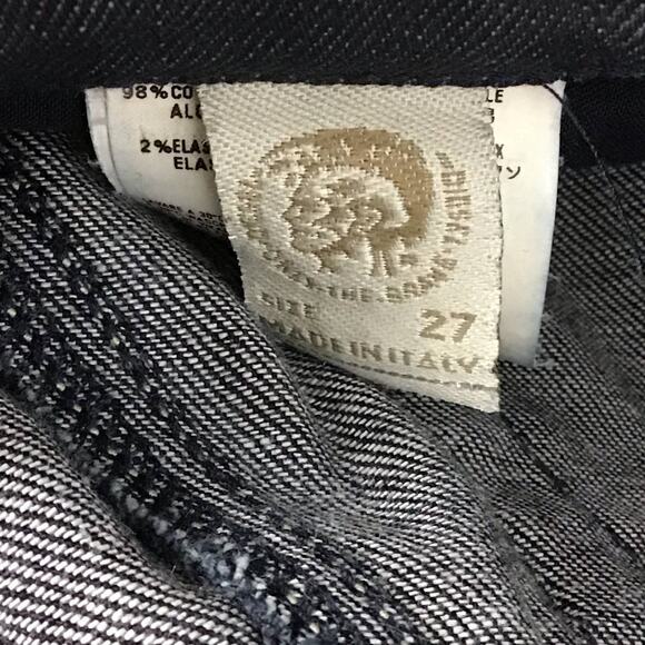 Diesel Jeans LIV Stretch Italian Super Dark Indigo Wash Skinny Slim Jeans sz 27 - Picture 11 of 15